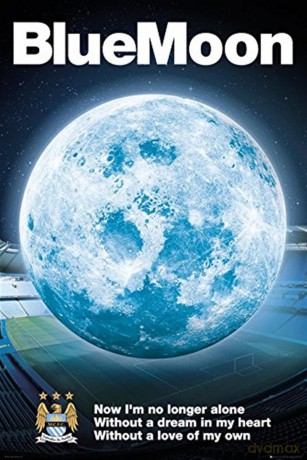 Gb Eye "Manchester City, Blue Moon 2014" Maxi Poster, Multi-Colour, Pack Of 200