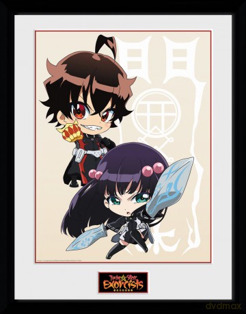 Gb Eye "Twin Star Exorcists" Chibi Plakat w ramie, Various, 30 X 40 Cm