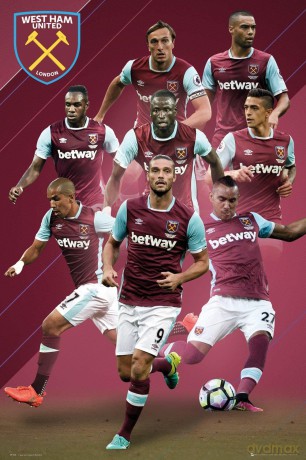 Gb Eye West Ham, Players 16/17, Maxi Poster, 61 X 91.5 Cm, Various