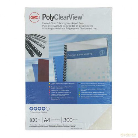 Gbc Polycover Frst Ib386848 Pk100