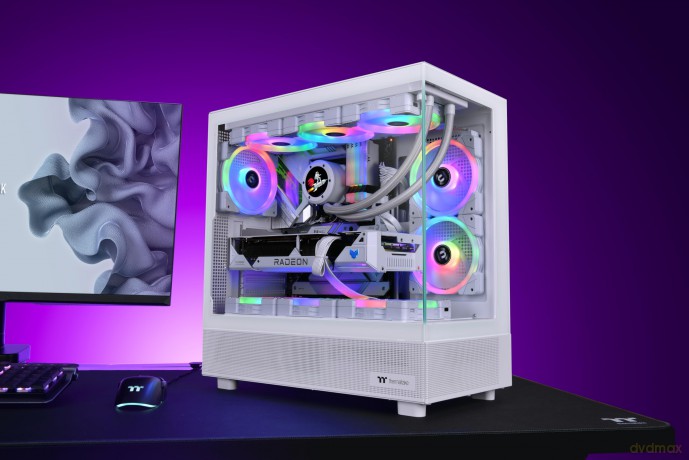 Geh Thermaltake View 270 Tg Midi Tower Argb Snow