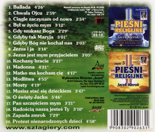 Jacek Kierok: Pieśni religijne vol. 4 [CD]