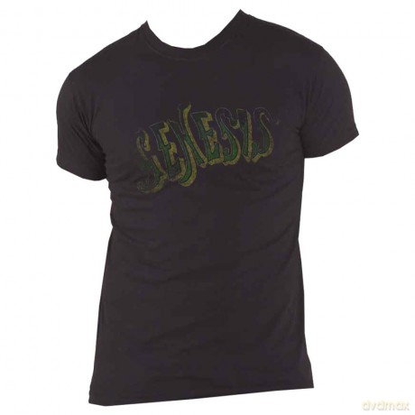 Genesis Men's Tee: Vintage Logo - Green (Medium)