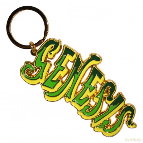 Genesis: Rock Off - Green Classic Logo Keychain