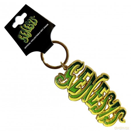 Genesis: Rock Off - Green Classic Logo Keychain