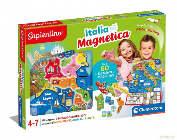 Geo Puzzle Magnetico Italia