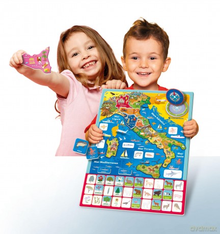 Geo Puzzle Magnetico Italia