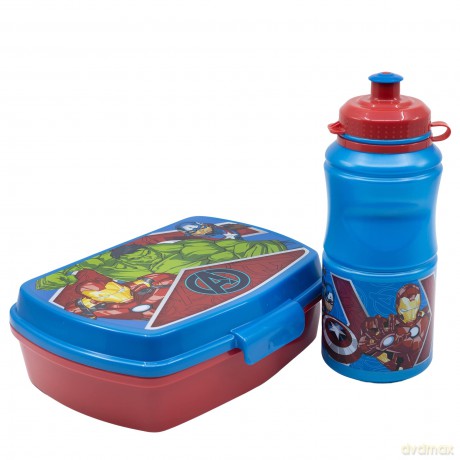 ZESTAW ŚNIADANIÓWKA BIDON AVENGERS MARVEL