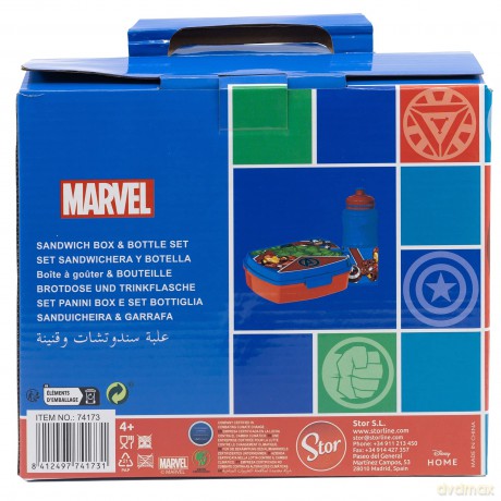 ZESTAW ŚNIADANIÓWKA BIDON AVENGERS MARVEL