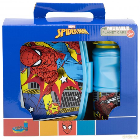 Zestaw bidon i śniadaniówka Stor Spider-Man 420 ml
