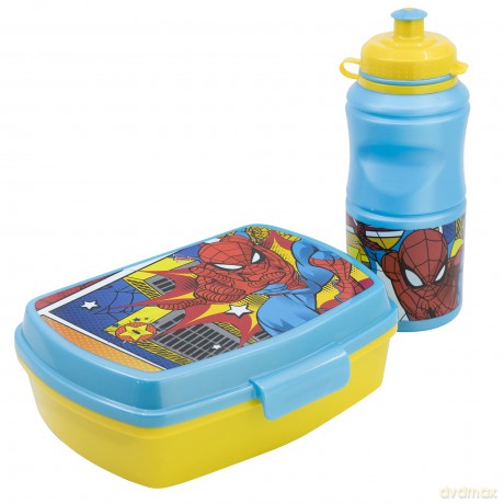 Zestaw bidon i śniadaniówka Stor Spider-Man 420 ml