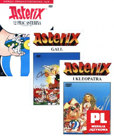 12 prac Asterixa / Asterix - Gall /  Asterix i Kleopatra Pakiet [3DVD]