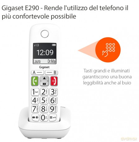 Gigaset E 290 White