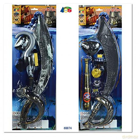 Ginmar: Maschio - (323f) - Set Il Covo Dei Pirati C/Sciabola/ Acc. Ass.