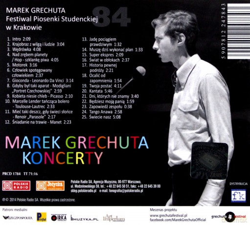 Marek Grechuta: koncerty vol.4-Kraków'84 [CD]