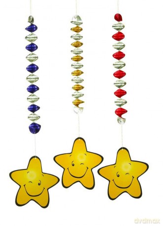 Giocoplast Busta 3 Pendagli Stelline Merchandising Ufficiale