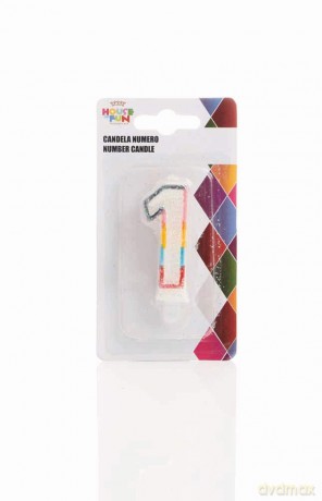 Giocoplast Candelina Numerale Glitter 1 Merchandising Ufficiale