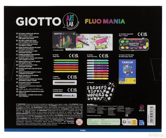 Giotto Art Lab Fluo Mania