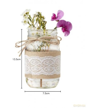 Glass - Hessian Jars