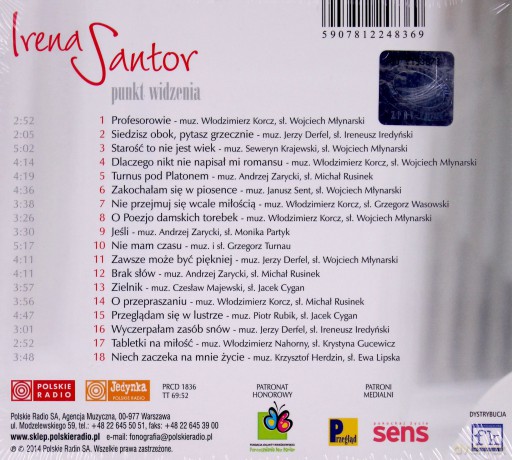 Irena santor: Punkt Widzenia (symfonicznie) [CD]