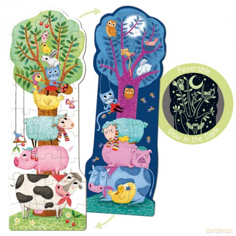 Goula: Puzzle Xxl Reversibile Luce