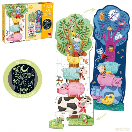 Goula: Puzzle Xxl Reversibile Luce