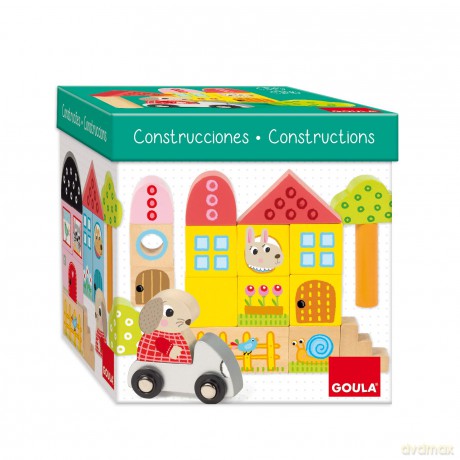 Goula: Scatola Costruzioni 40 Pz. Con Coniglietto E Macchina