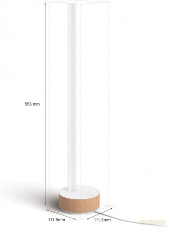Gradient Signe Hue Lamp Tavolo Ef L