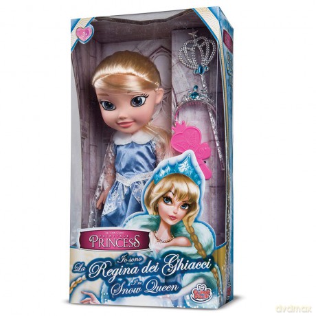 Grandi Giochi: Princess Regina Dei Ghiacci Toddler 35 Cm Con Accessori