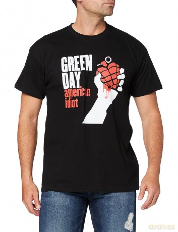 Green Day Men's Tee: American Idiot (Large)