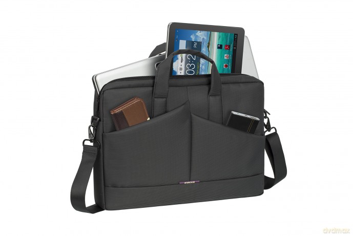 Grey Diagonal Plus Laptop Bag 15.6/