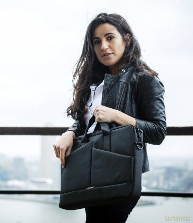 Grey Diagonal Plus Laptop Bag 15.6/