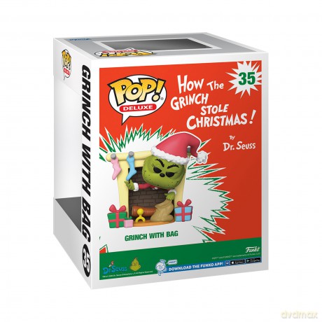 Grinch (The): Funko Pop! Deluxe - Grinch With Bag (Vinyl Figure 35)