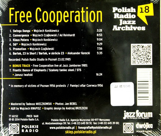 Free Cooperation: Polish Radio Jazz Archives vol.18 [CD]