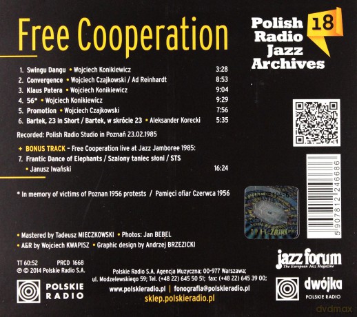Free Cooperation: Polish Radio Jazz Archives vol.18 [CD]