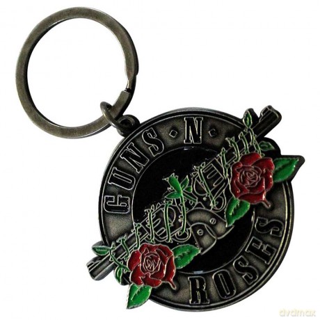 Guns N Roses - Guns N' Roses Keychain: Silver Circle Logo