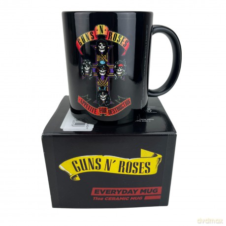 Guns N Roses Appetite Cross Black Pod Mug