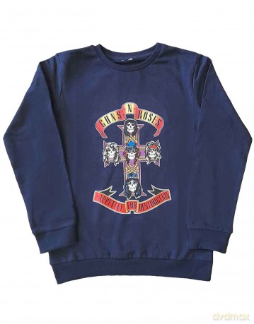 Guns N' Roses Kids Youth's Fit Sweatshirt: Appetite for Destruction (7 - 8 Years (Large))