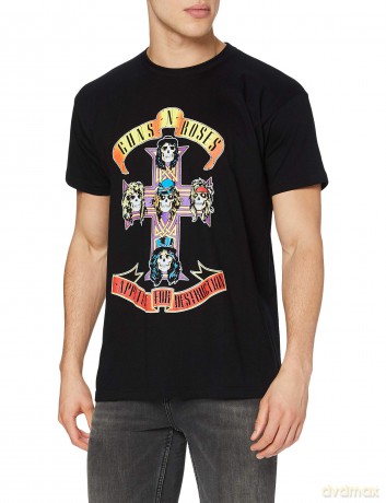 Guns N' Roses Men's Tee: Appetite for Destruction (Medium)
