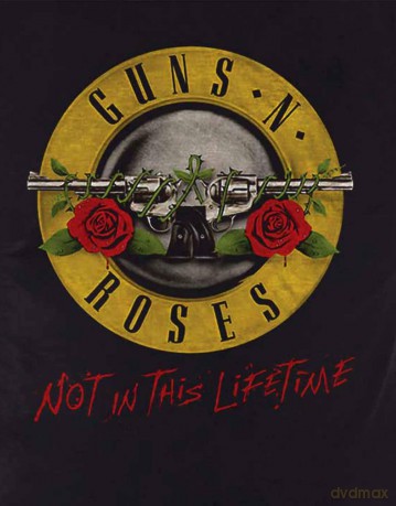 Guns N' Roses Men's Tee: Not in this Lifetime Tour with Back Print (Medium)