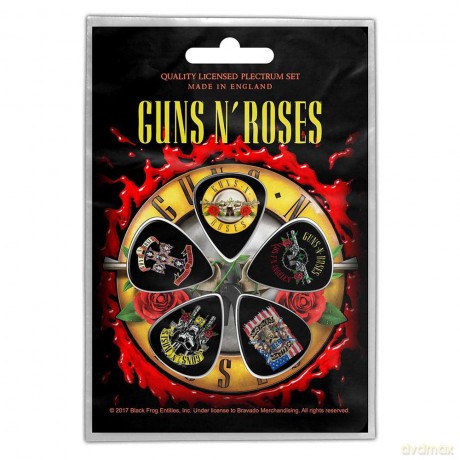 Guns N' Roses Plectrum Pack: Bullet Logo