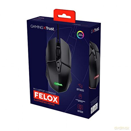 Gxt109 Felox Gaming Mouse Black