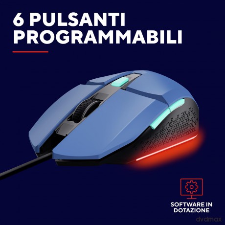 Gxt109b Felox Gaming Mouse Blue