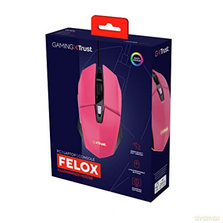 Gxt109p Felox Gaming Mouse Pink
