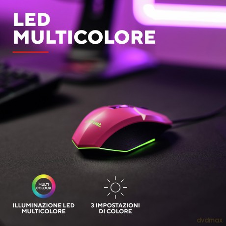 Gxt109p Felox Gaming Mouse Pink