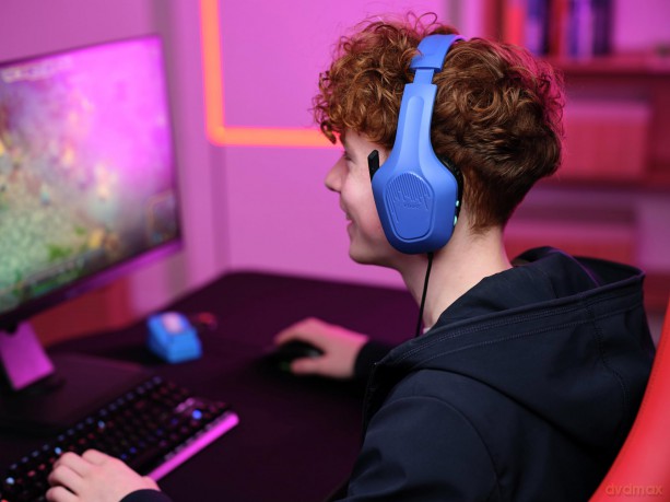 Gxt415b Zirox Headset Blue