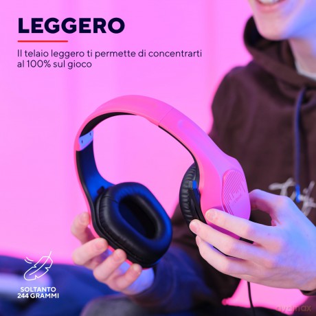 Gxt415p Zirox Headset - Pink