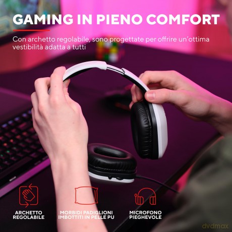 Gxt415w Zirox Headset - White