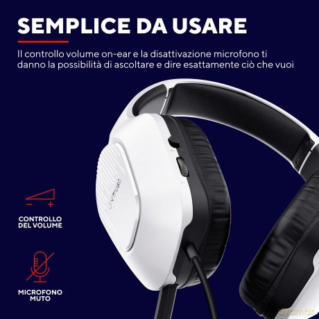 Gxt415w Zirox Headset - White