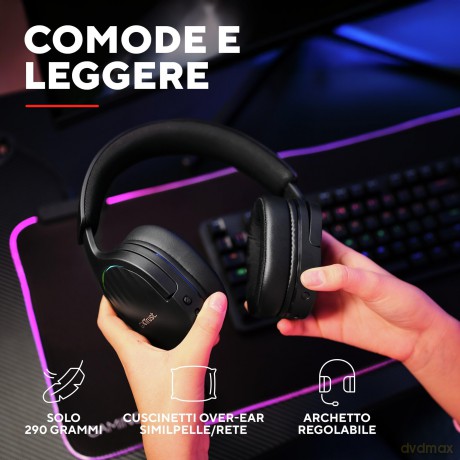 Gxt491 Fayzo Wireless Headset Blk